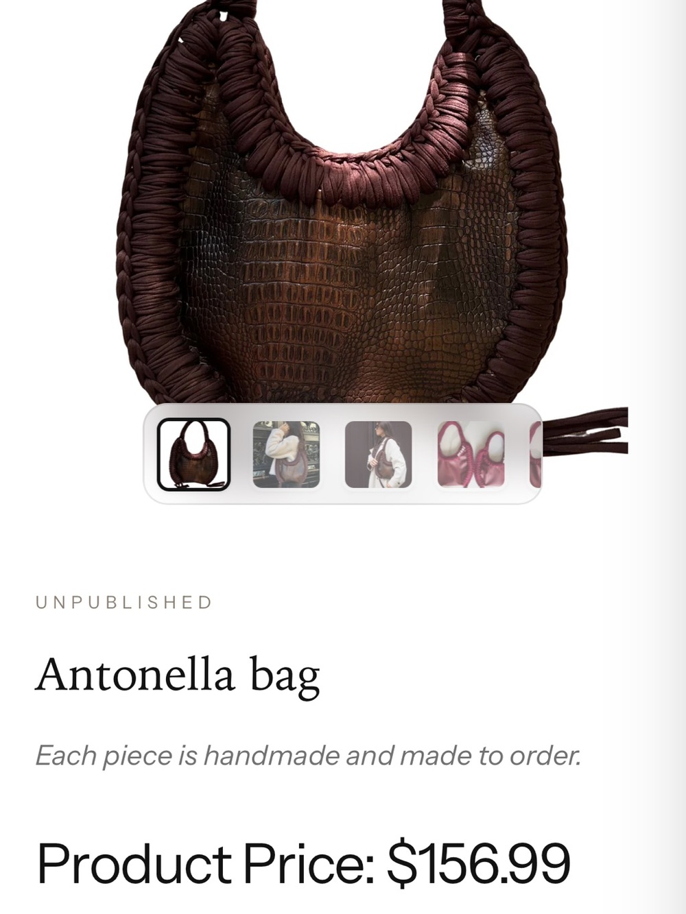 Inedito 	Antonella bag